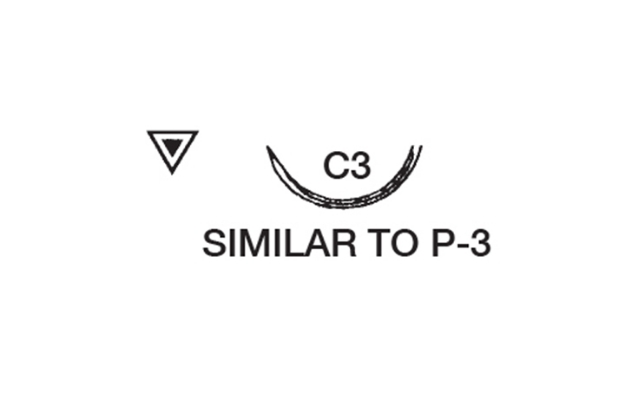 Picture of SYNTHETIC PGA SUTURE, 4/0, 18"